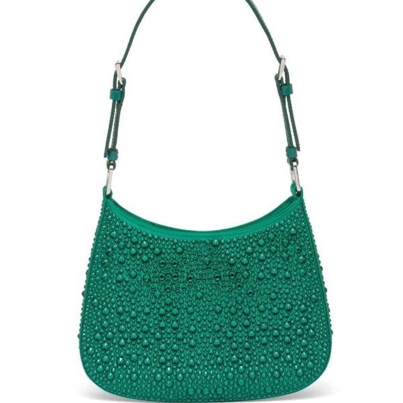 Prada mini satin cleo with crystals NWT - Picture 2 of 9